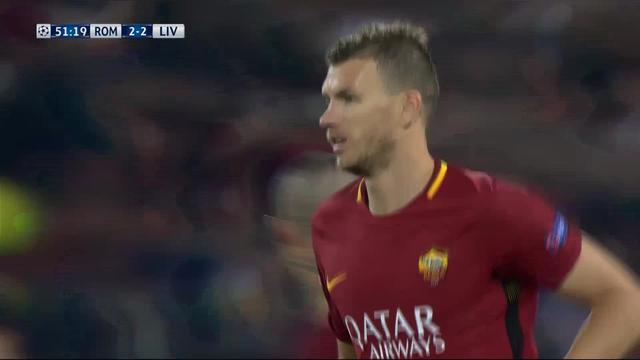 1-2 finale retour, Rome – Liverpool (2-2): 52e, Dzeko