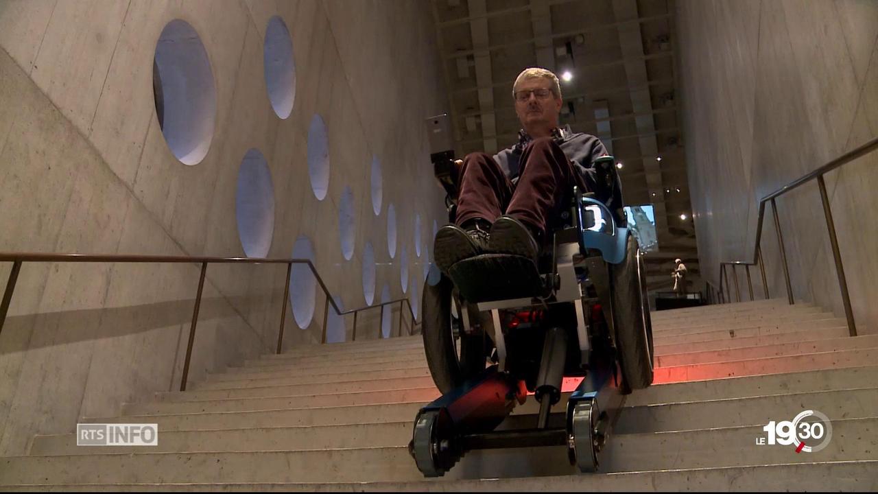 Handicap: l'EPFZ présente un fauteuil révolutionnaire [RTS]