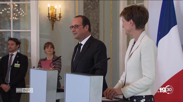 La visite de François Hollande à la Suisse en 2015 était historique