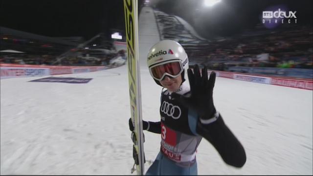 Saut à ski, Finale, HS140 messieurs: le saut de Simon Ammann (SUI) en deuxième manche