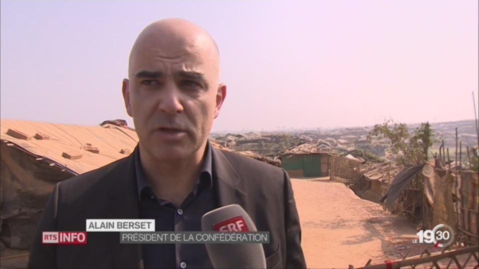 Alain Berset au Bangladesh: visite aux Rohingyas