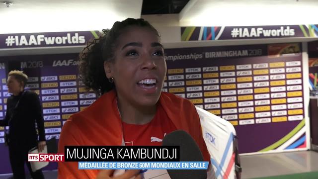 Athlétisme: Mujinga Kambundji bronzée aux Mondiaux en salle, Léa Sprunger disqualifiée