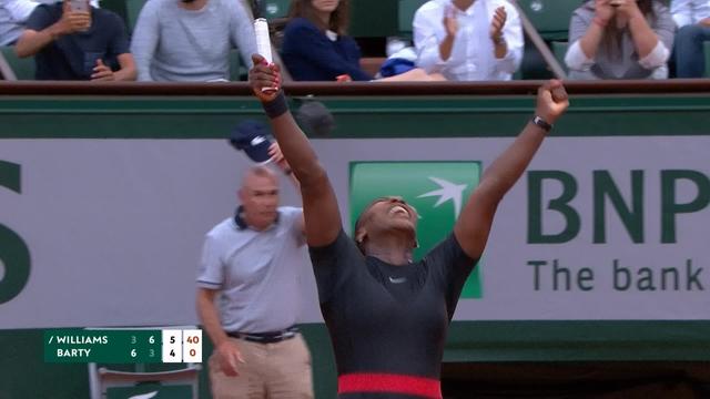 2e tour, S.Williams (USA) – A.Barty (AUS) 3-6, 6-3, 6-4: Serena se qualifie pour le 3e tour