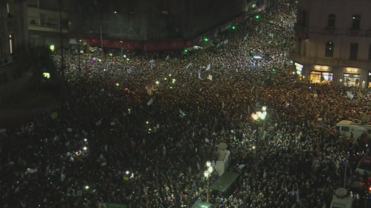 Manifestations en Argentine