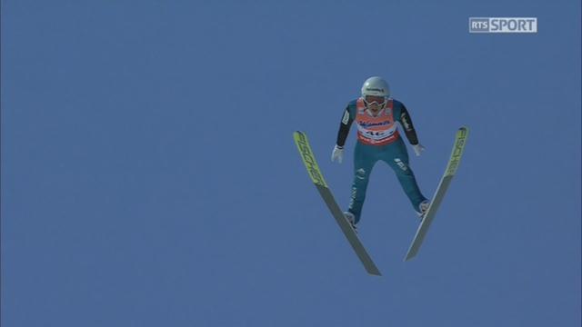 Oberstdorf (ALL), vol à ski, 1e manche: Simon Ammann (SUI)