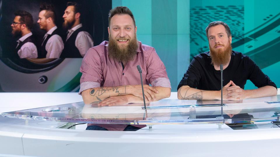 Les invités culturels: Raphaël Pedroli et Frédéric Erard présentent leur spectacle [RTS - Laurent Bleuze]