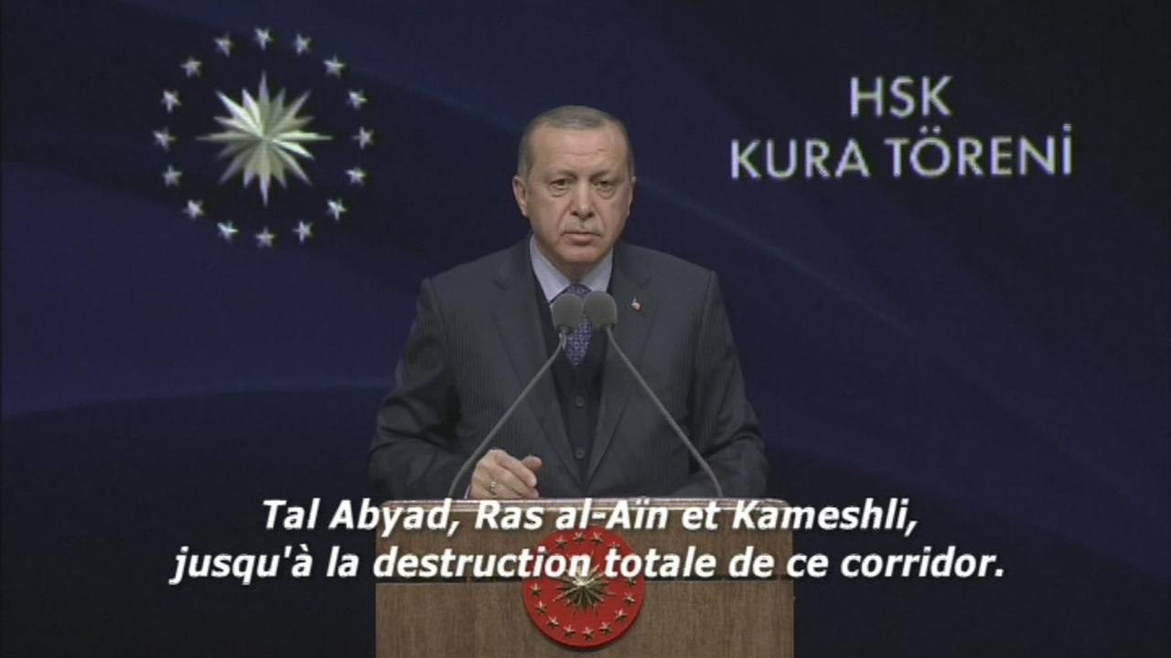 Le président turc ne va pas s'arrêter à Afrine