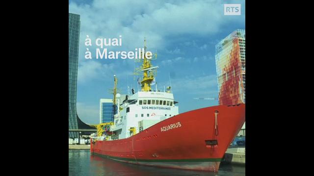 L'Aquarius toujours à quai