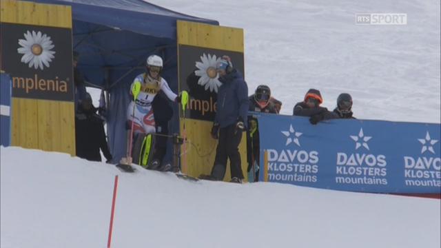 Davos (SUI), super combiné dames descente : la descente de Aline Danioth (SUI)