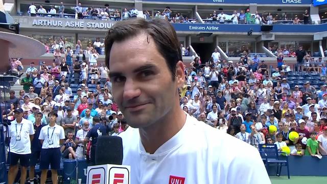 2e tour messieurs, B.Paire (FRA) - R.Federer (SUI) (5-7, 4-6, 4-6): l'interview de Federer à la fin du match