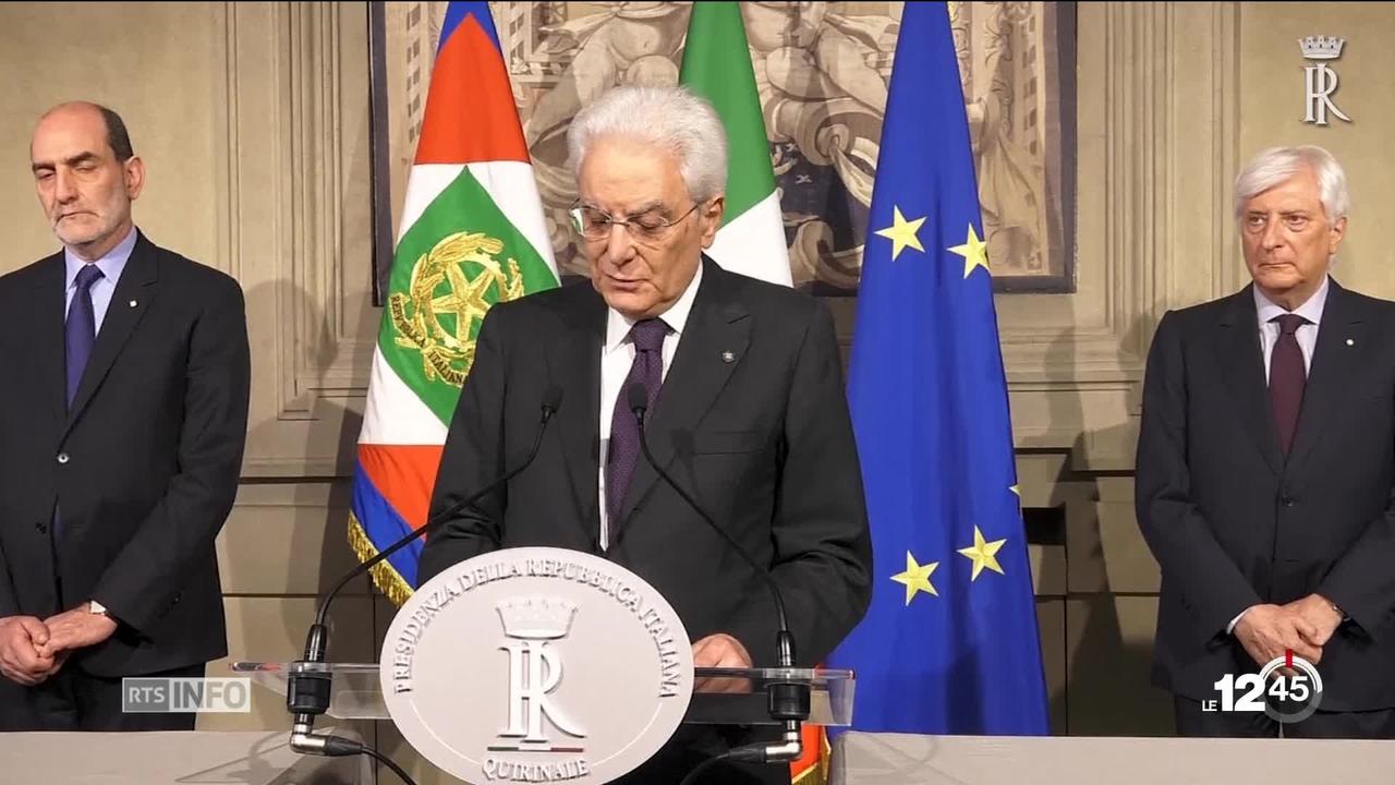 Italie: le président Sergio Mattarella suggère un gouvernement neutre