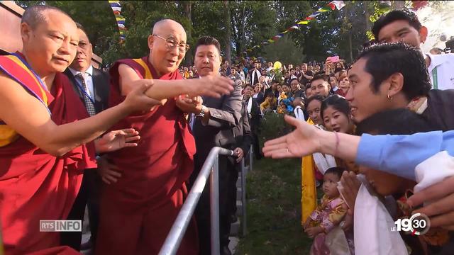 Le dalaï-lama en visite à Rikon (ZH), où se trouve le seul monastère tibétain d'Europe.