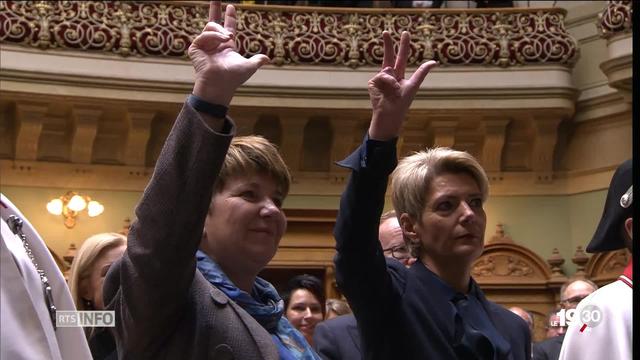 Elections au conseil fédéral : Karin Keller-Sutter et Viola Amherd ont prêté serment