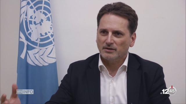 Pierre Krähenbühl en charge de l’agence de l’Onu pour les réfugiés palestiniens lance un appel à l’aide