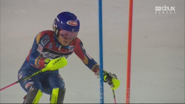 Zagreb (CRO), slalom féminin, 2e manche: Mikaela Shiffrin (USA) s'impose !