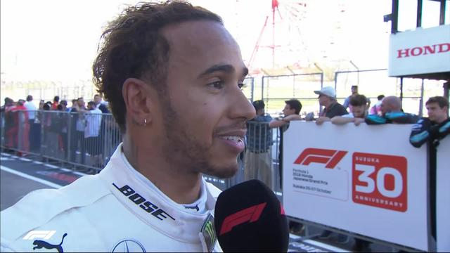 GP du Japon (#13): interview de Lewis Hamilton (GBR) après la course