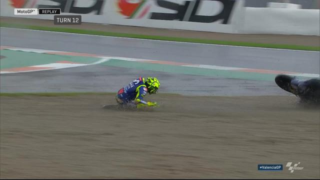 MotoGP, GP d'Espagne (#19): Rossi (ITA) chute à cinq tours de l'arrivée