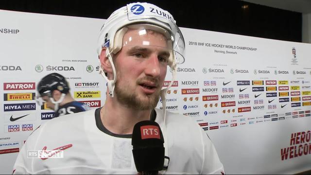 1-4 de finale, Finlande - Suisse 2-3: Scherwey à l'interview