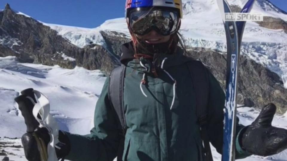 Mathilde Gremaud de retour sur les skis