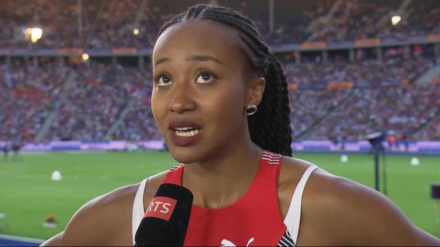 200m dames, 2e demi-finale: la tristesse de Sarah Atcho (SUI) qui manque la finale pour 1 centième !