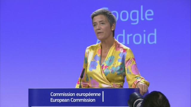 Amende record infiligée par l'UE à Google