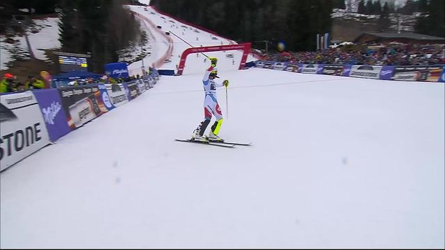 Ofterschwang (GER), slalom dames, 1re manche: Wendy Holdener (SUI)