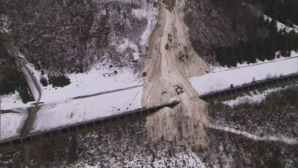 Coulées de boue et avalanches près du Gothard