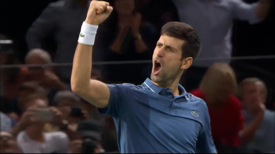 Paris-Bercy (FRA), 1-2 : Djokovic (SRB) - Federer (SUI), les meilleurs moments