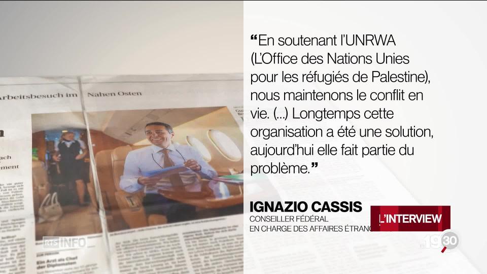 Incident diplomatique: une phrase d'Ignazio Cassis sur le conflit israélo-palestinien provoque un malaise à Berne