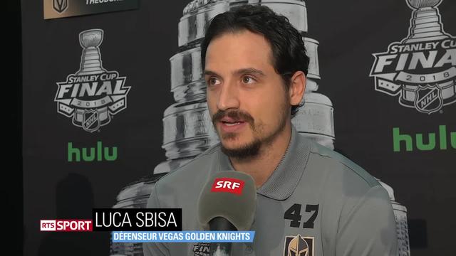 Hockey: interview de Luca Sbisa, qui participe à la finale de NHL avec les Golden Knights