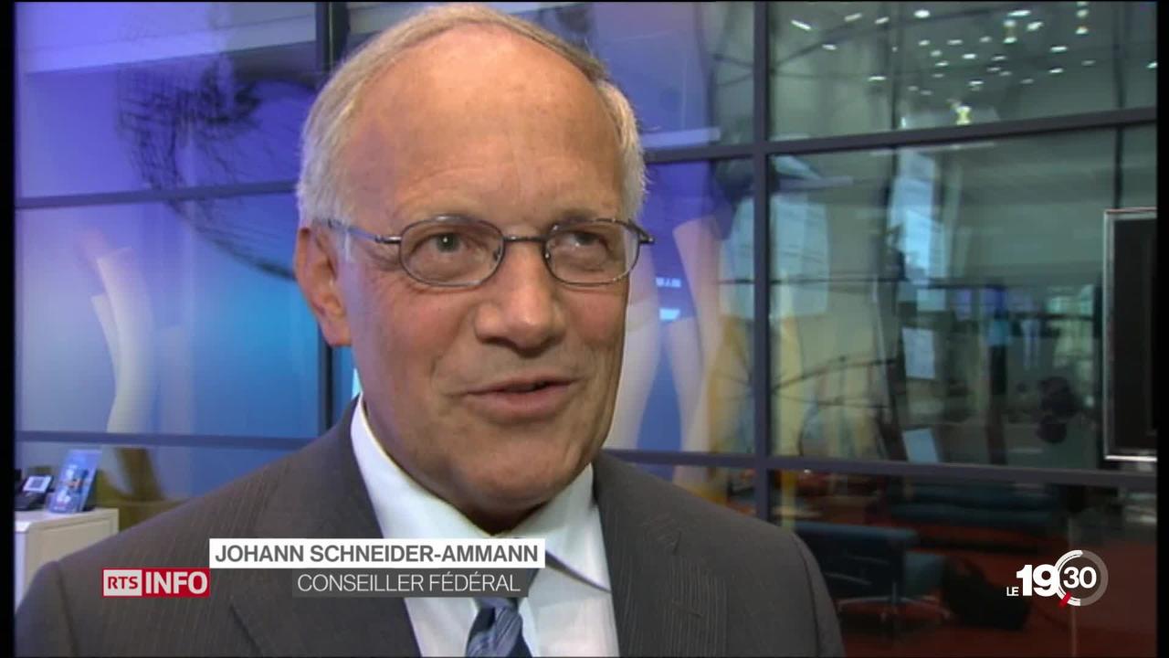 Retour sur les huit ans de Johann Schneider-Ammann à la tête du Département fédéral de l'économie.