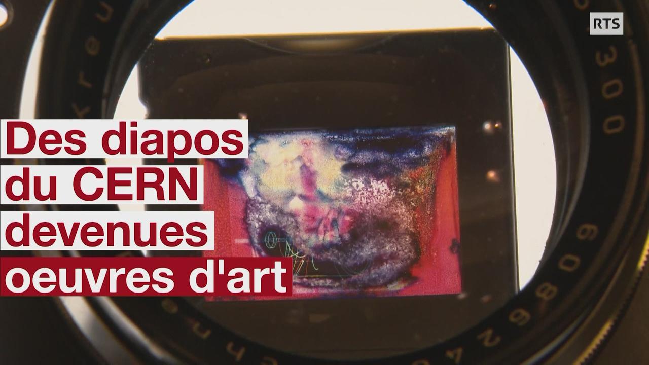 Des diapos endommagées du CERN devenues des oeuvres d'art