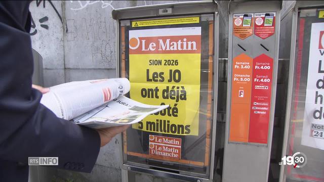 Presse romande: le quotidien le Matin disparaîtra fin juillet sous sa forme papier
