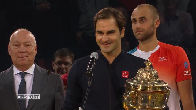 Tennis, Swiss Indoors de Bâle: Federer signe sa 9e victoire