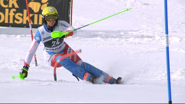 Courchevel (FRA), slalom dames, 1re manche: Carole Bissig (SUI)