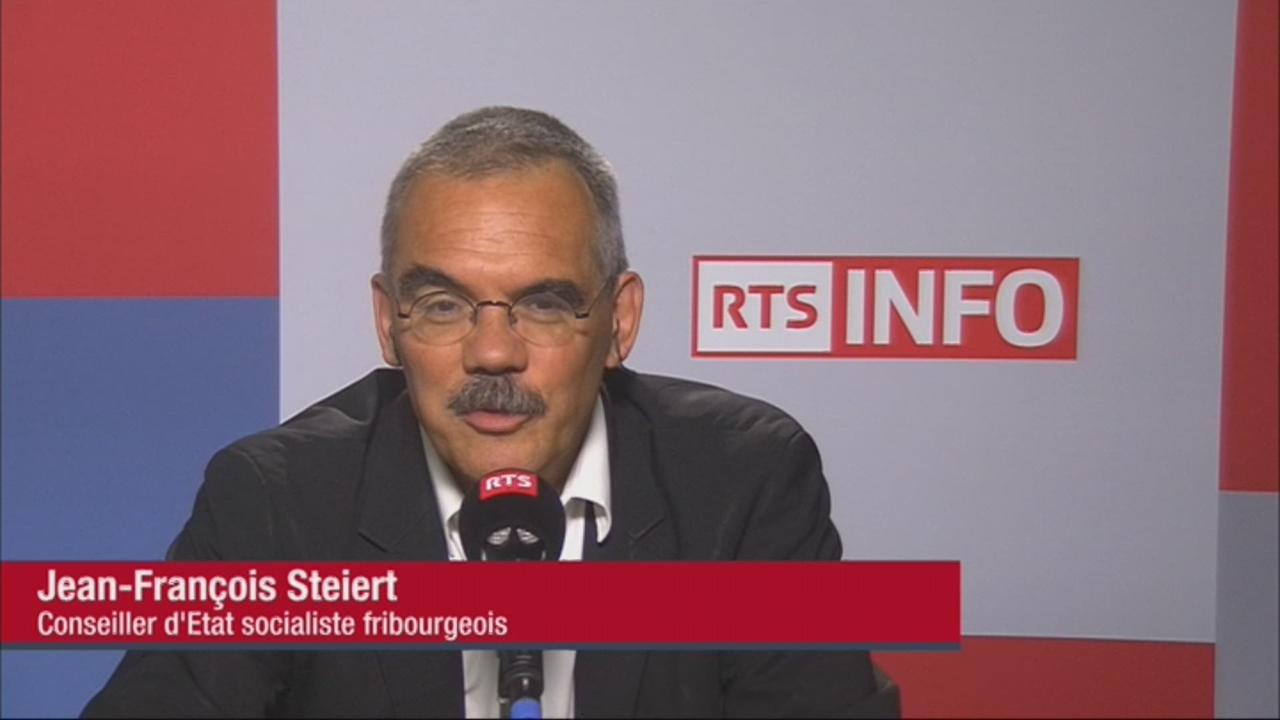 L'invité de la rédaction (vidéo) - Jean-François Steiert, conseiller d'Etat fribourgeois