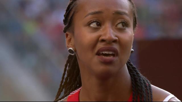 200m dames, 2e demi-finale: une belle 3e place pour Sarah Atcho (SUI) en 22.88 mais ce ne sera pas suffisant pour aller en finale