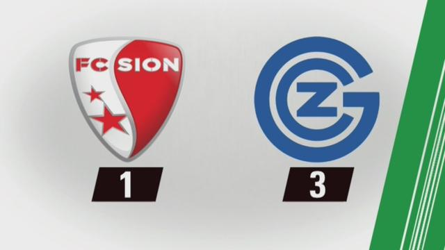 20e journée, Sion - Grasshopper (1-3): tous les buts de la rencontre