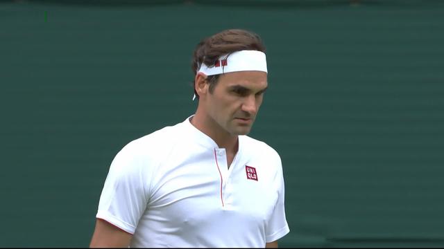 2e tour, R.Federer (SUI) – L.Lacko (SVK) (6-4. 6-4): Federer gagne le deuxième set sur un ace