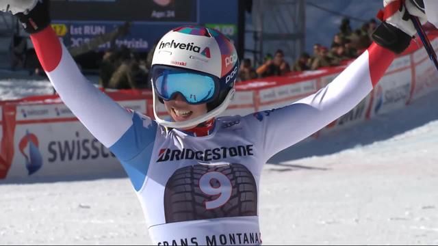 Crans-Montana (SUI), combiné alpin dames, 2e manche: Michelle Gisin