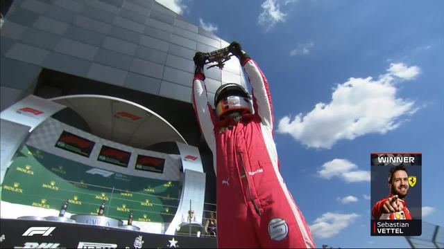 GP de Grande-Bretagne (n°10): Vettel (GER) s'impose devant Raikkonen (FIN) 2e et Hamilton (GBR) 3e