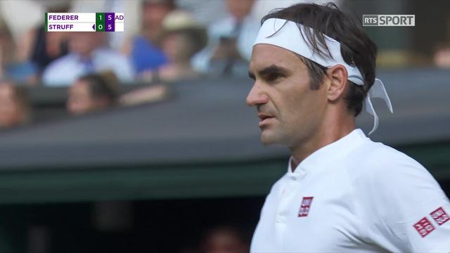 3e tour, R.Federer (SUI) - J-L. Struff (GER) (6-3, 7-5)