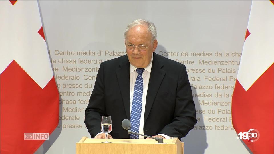 Le conseiller fédéral Johann Schneider-Ammann annonce sa démission pour la fin de l'année.