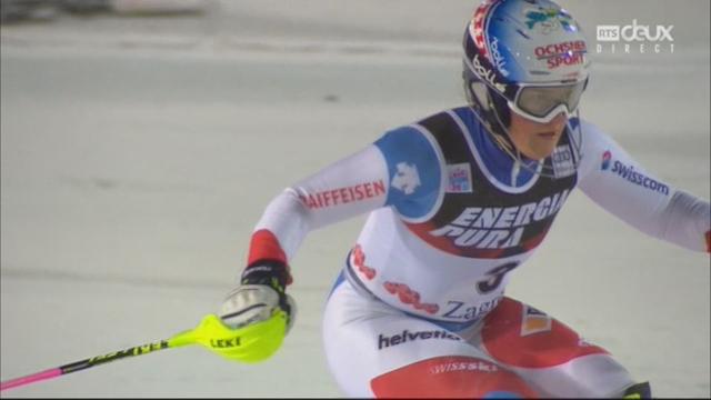 Zagreb (CRO), slalom féminin, 2e manche: Melanie Meillard (SUI)