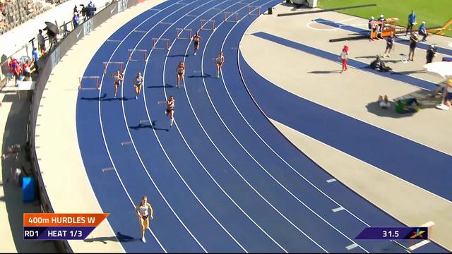 Athlétisme, 400m haies dames: Yasmine Giger qualifiée au temps