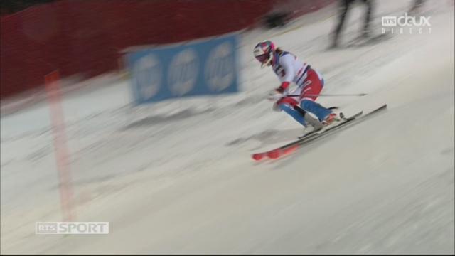 Zagreb (CRO), slalom féminin, 2e manche: Michelle Gisin (SUI)