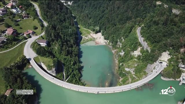 Le lac de Gruyère a été créé il y a 70 ans pour répondre au besoin d’électricité de la région