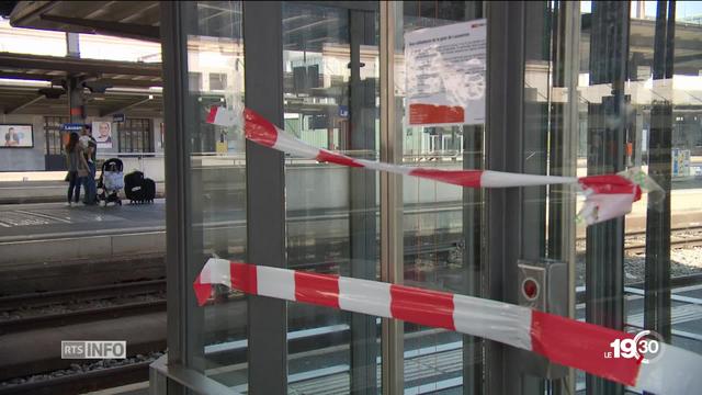 Orage du siècle: Lausanne peine à panser ses plaies. Des dizaines d'ascenseurs et d'escaliers roulants sont toujours en panne