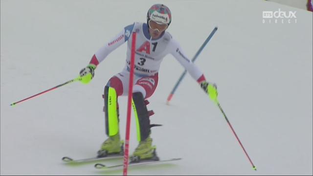 Kitzbuehel (AUT), slalom messieurs: Daniel Yule (SUI)