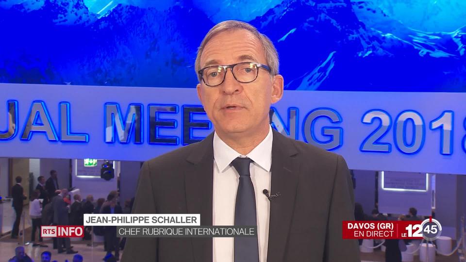 Forum de Davos: duplex avec Jean-Philippe Schaller